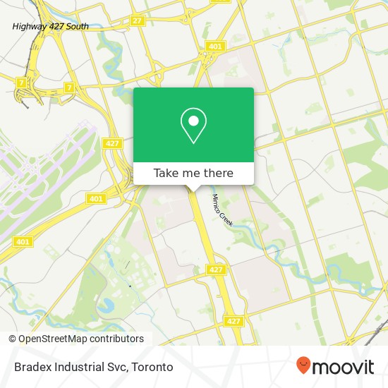 Bradex Industrial Svc map