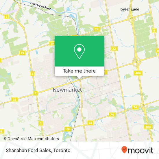 Shanahan Ford Sales map