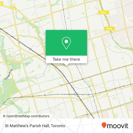 St Matthew's Parish Hall map