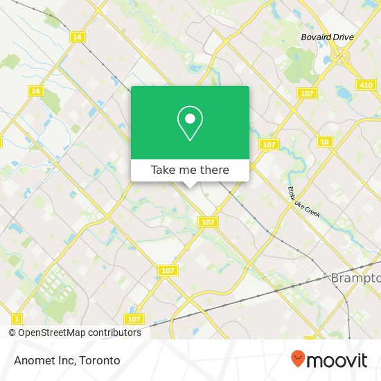 Anomet Inc map