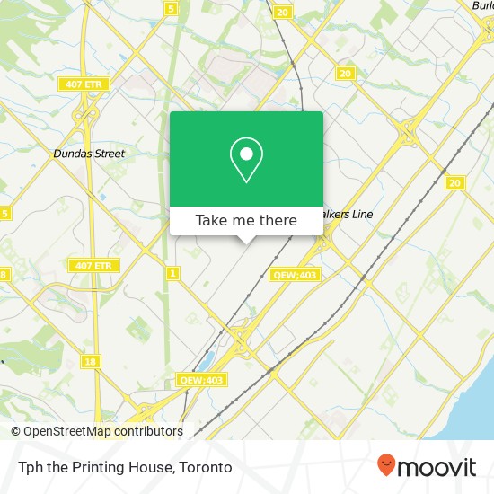 Tph the Printing House map