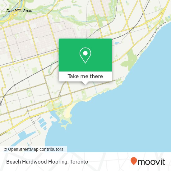 Beach Hardwood Flooring map