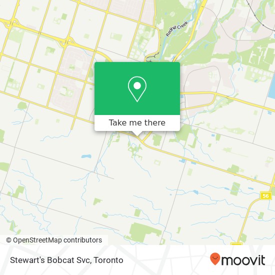 Stewart's Bobcat Svc map