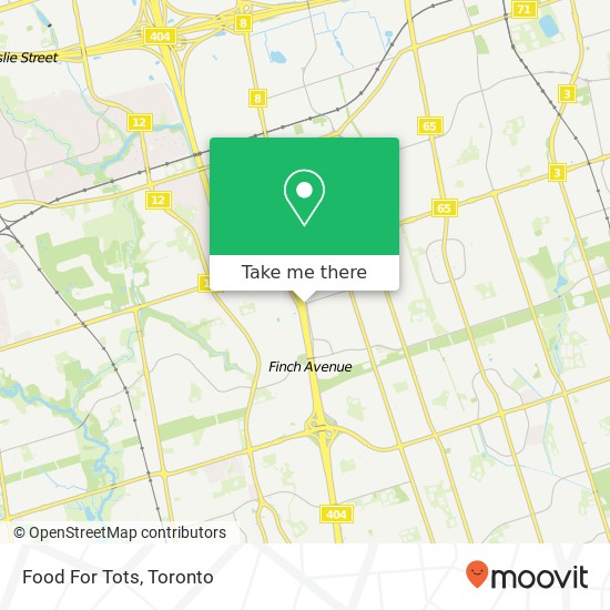 Food For Tots map