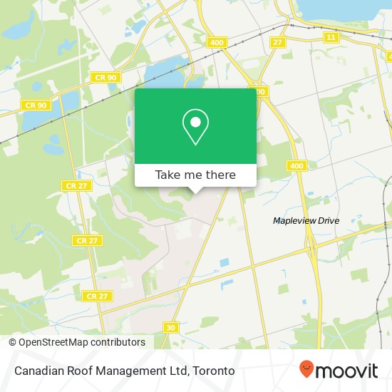 Canadian Roof Management Ltd map