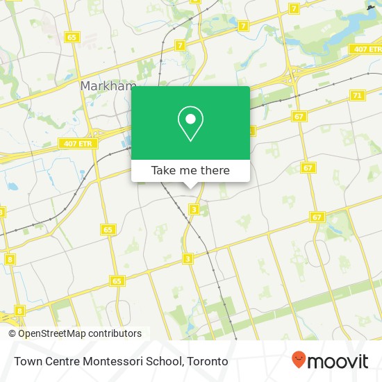 Town Centre Montessori School map