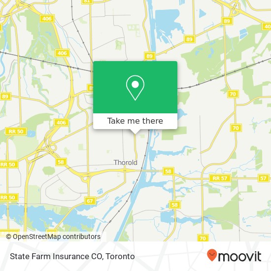 State Farm Insurance CO map