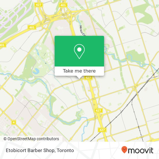 Etobicort Barber Shop map