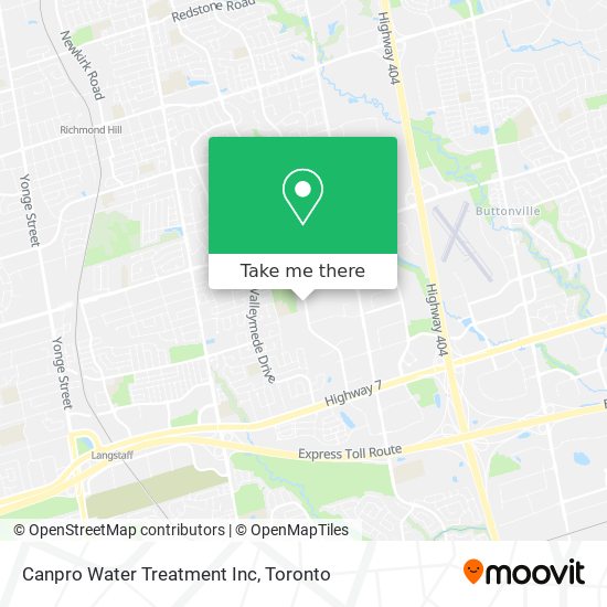 Canpro Water Treatment Inc map