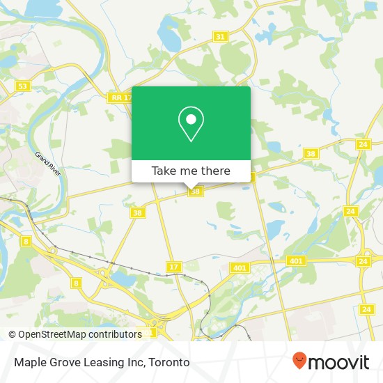 Maple Grove Leasing Inc map