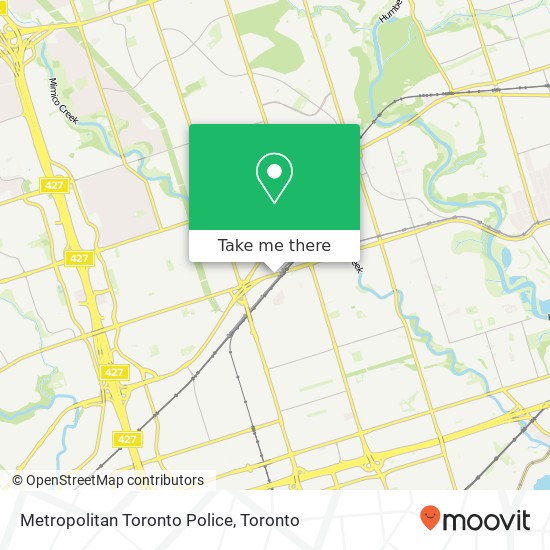 Metropolitan Toronto Police map