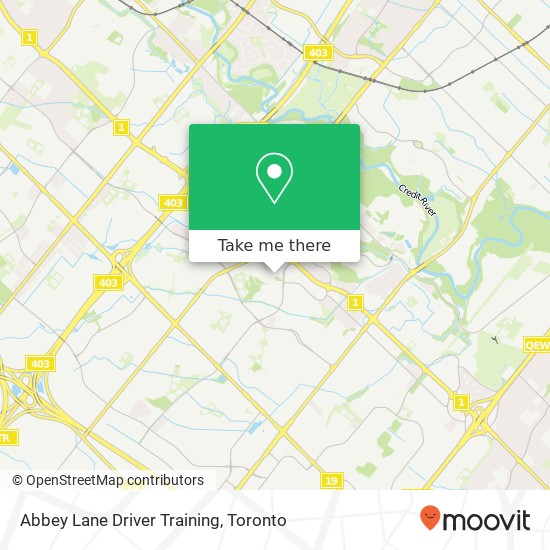 Abbey Lane Driver Training map