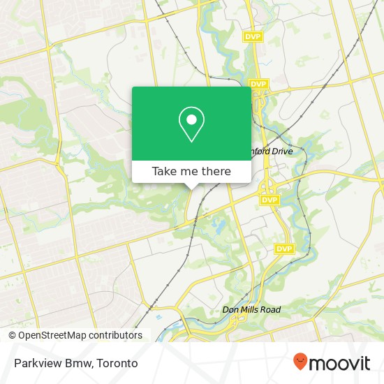 Parkview Bmw map