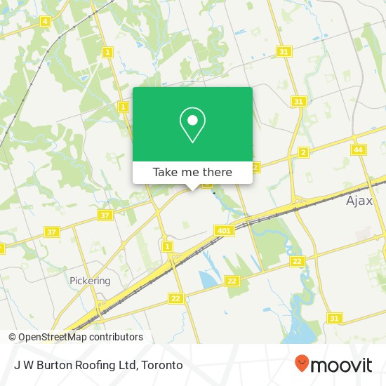 J W Burton Roofing Ltd map