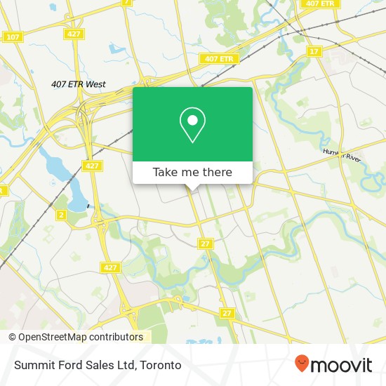 Summit Ford Sales Ltd map