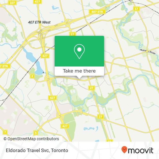 Eldorado Travel Svc map