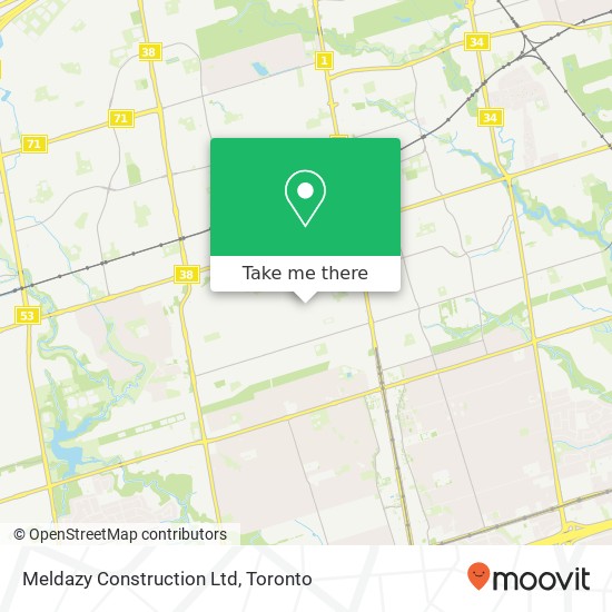Meldazy Construction Ltd map
