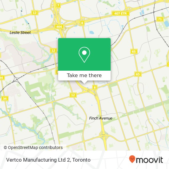 Vertco Manufacturing Ltd 2 map