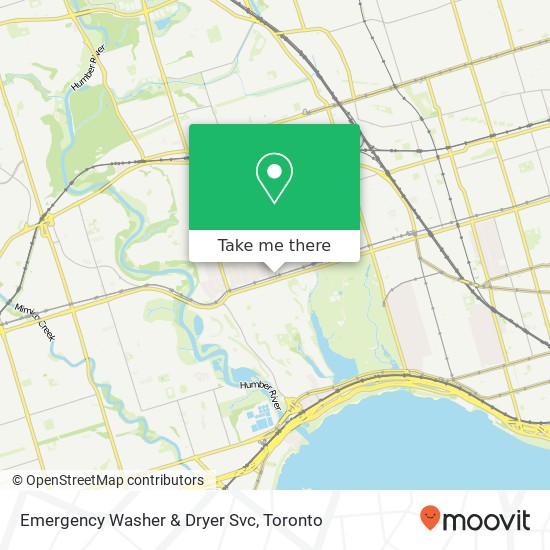 Emergency Washer & Dryer Svc map