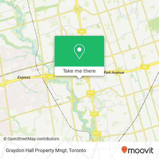 Graydon Hall Property Mngt map