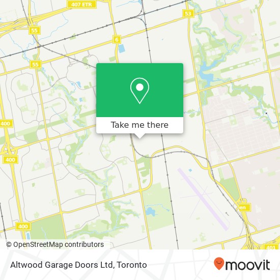 Altwood Garage Doors Ltd map