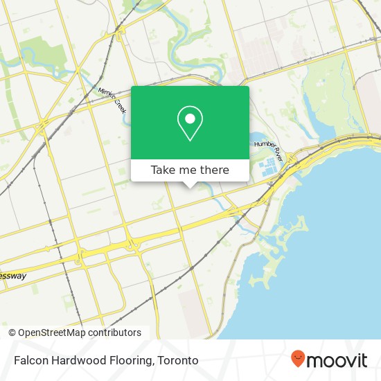 Falcon Hardwood Flooring map