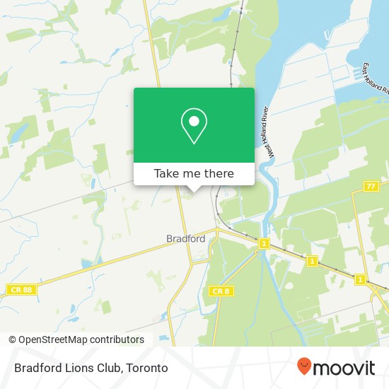 Bradford Lions Club map