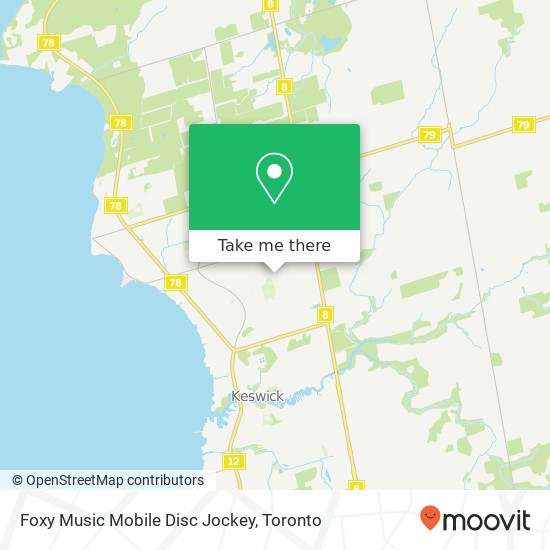 Foxy Music Mobile Disc Jockey map