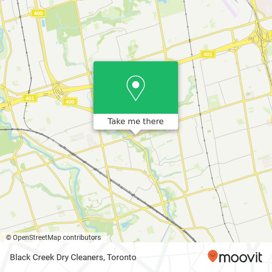 Black Creek Dry Cleaners map