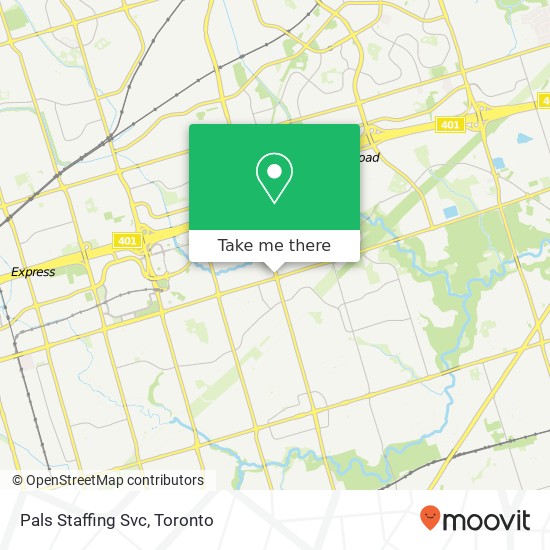 Pals Staffing Svc map