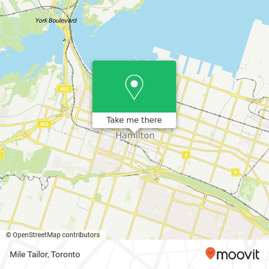 Mile Tailor map