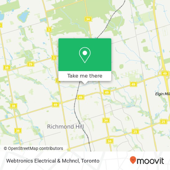 Webtronics Electrical & Mchncl map