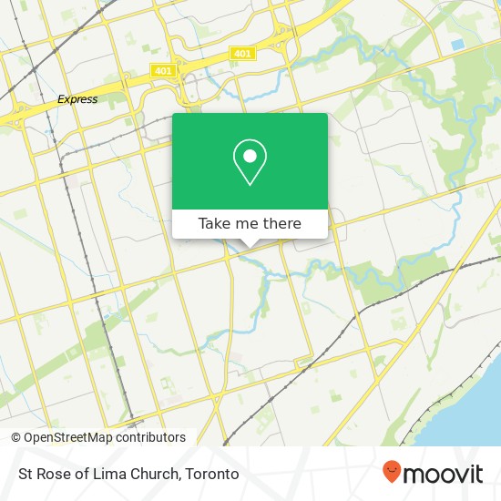 St Rose of Lima Church map