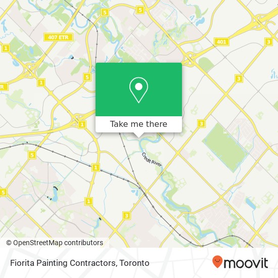 Fiorita Painting Contractors map