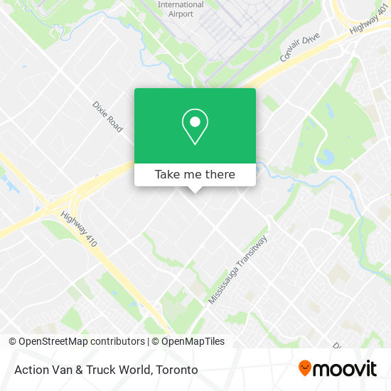 Action Van & Truck World map