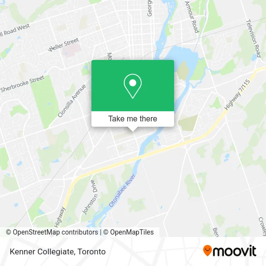 Kenner Collegiate map