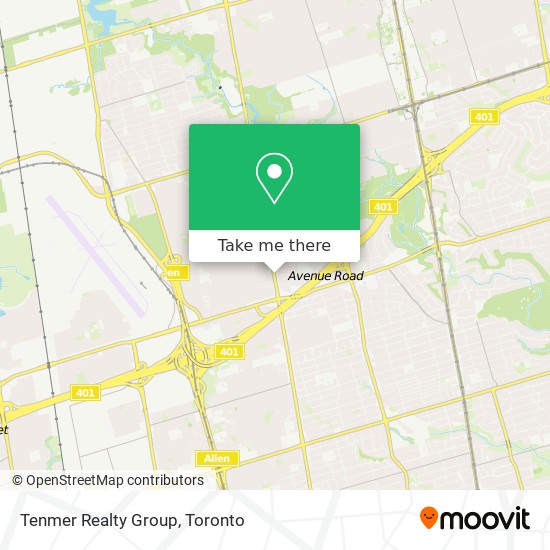Tenmer Realty Group map