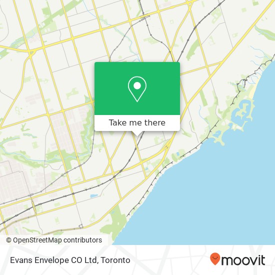 Evans Envelope CO Ltd map