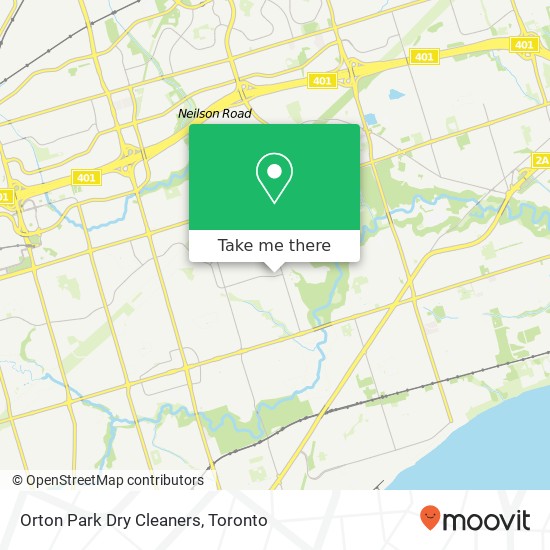 Orton Park Dry Cleaners map