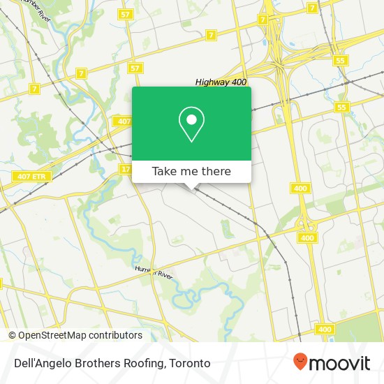 Dell'Angelo Brothers Roofing map