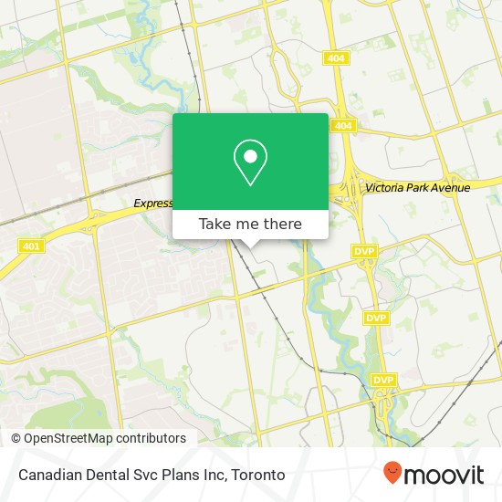 Canadian Dental Svc Plans Inc map