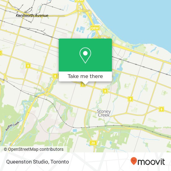 Queenston Studio map