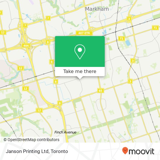 Janson Printing Ltd map