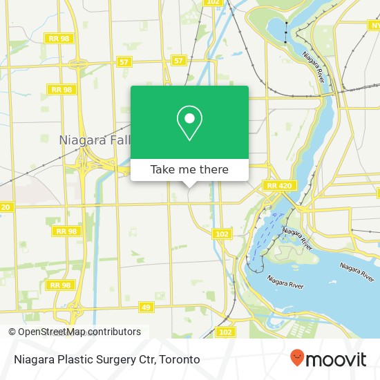 Niagara Plastic Surgery Ctr map