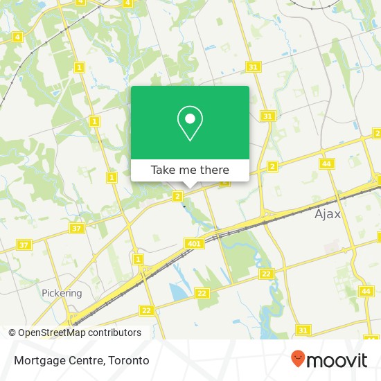 Mortgage Centre map