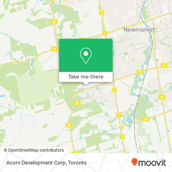 Acorn Development Corp map