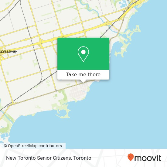 New Toronto Senior Citizens map