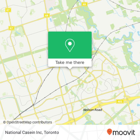 National Casein Inc map