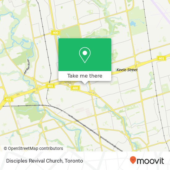 Disciples Revival Church map