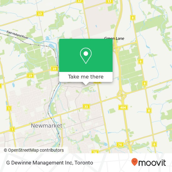 G Dewinne Management Inc map